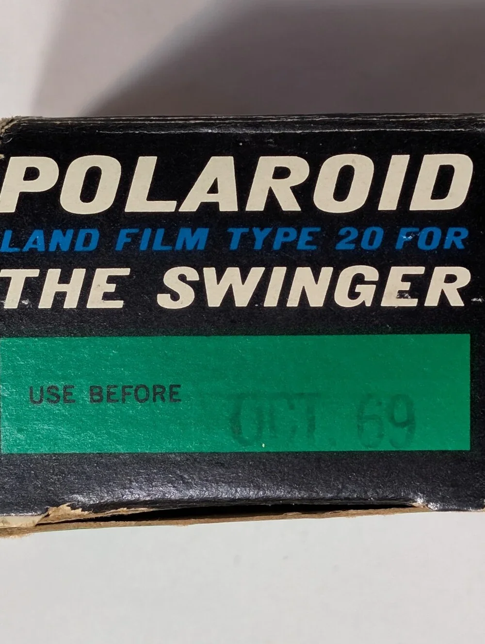 Vintage Polaroid Swinger Model 20 Instant Film Land Camera W Film & Leather Case